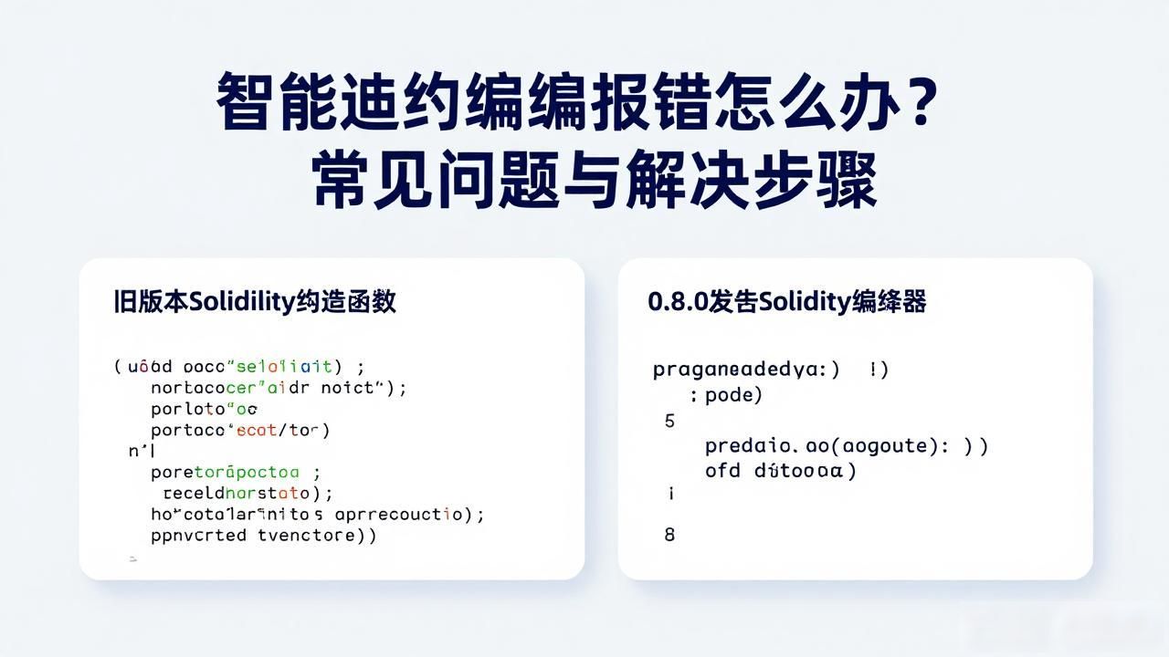 智能合约编译器_智能合约编译报错解决方法_合约执行时遇到错误
