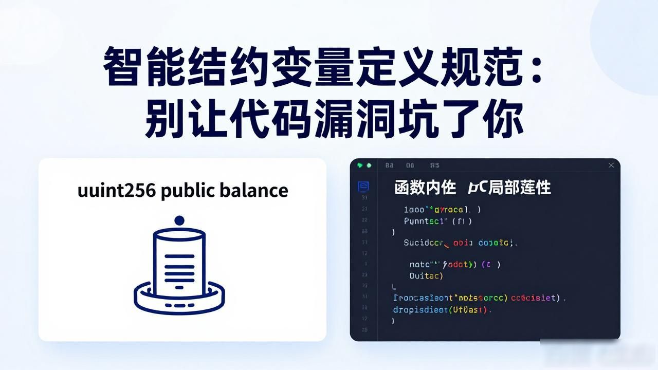 智能合约变量定义规范_合约变量定义智能规范有哪些_合约变量定义智能规范是什么