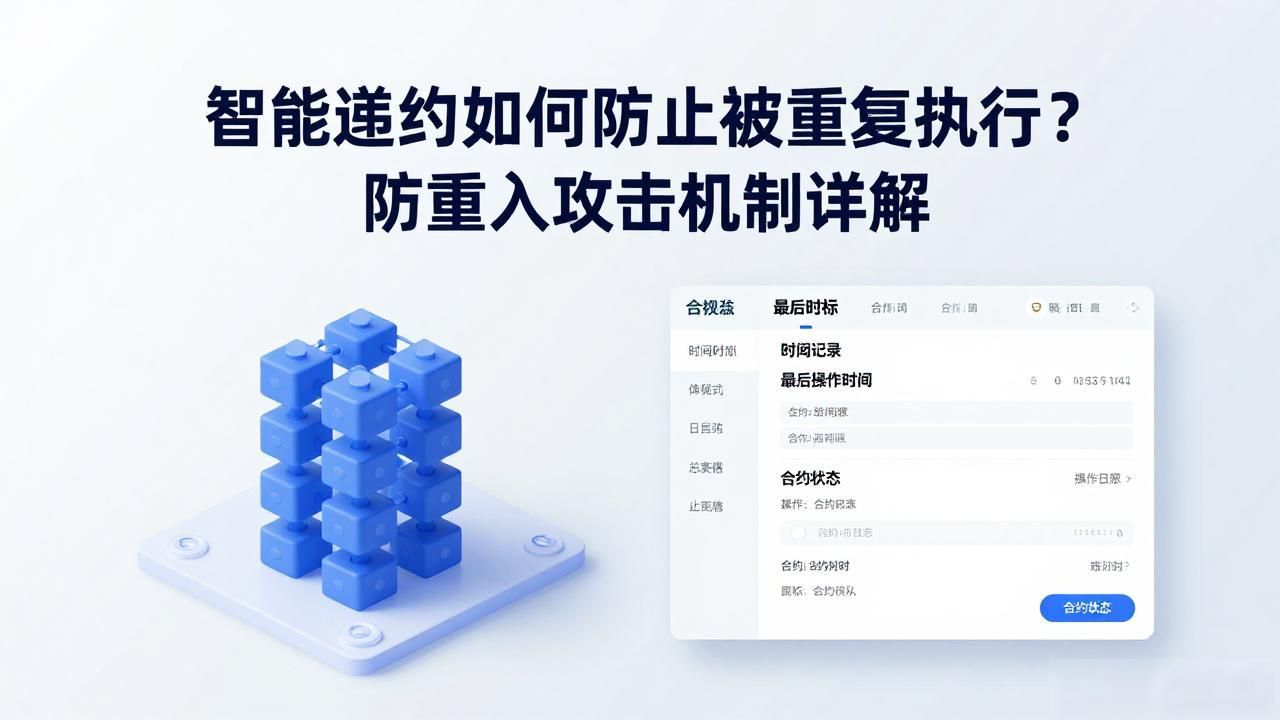 合约重复机制防智能执行的方法_智能合约重入攻击_智能合约防重复执行机制