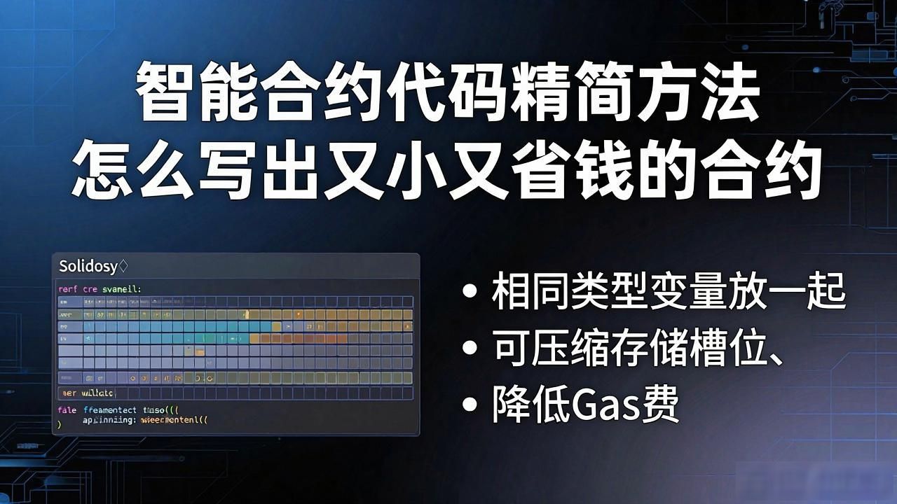 合约代码怎么看_智能合约代码精简方法_合约精简代码智能方法包括