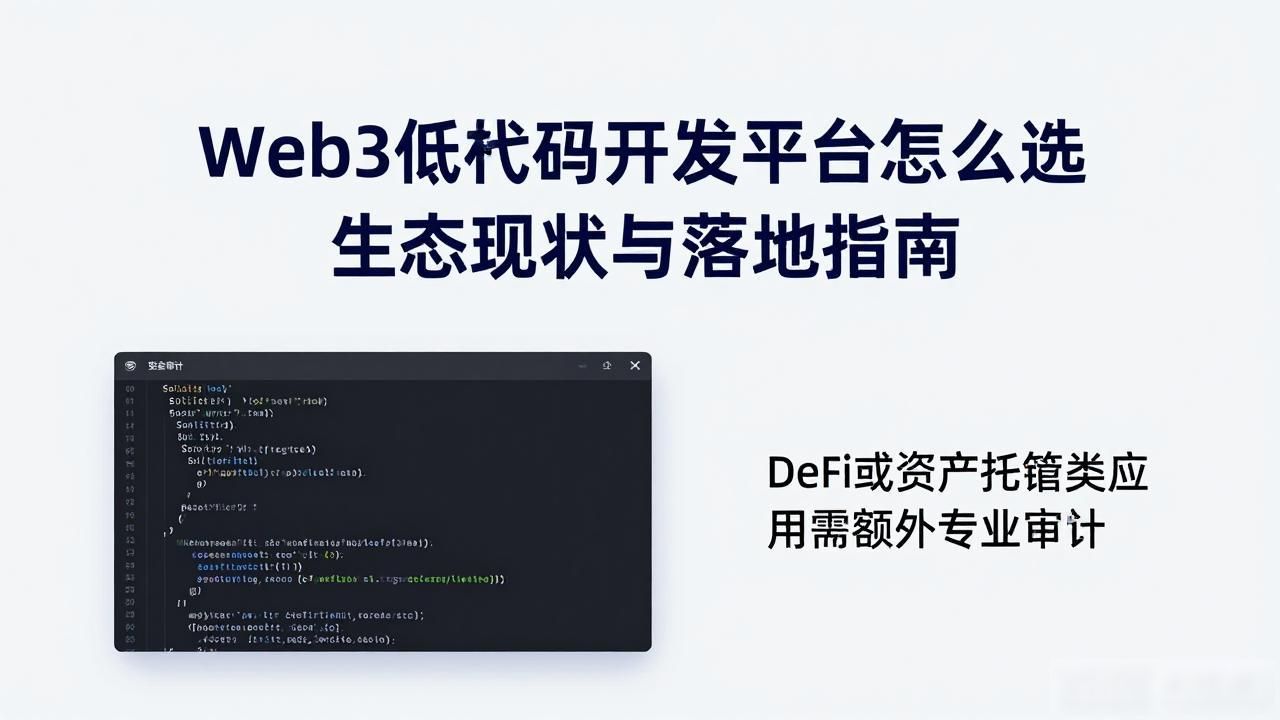 Web3 低代码开发生态_生态开发模式eod_生态工程代码