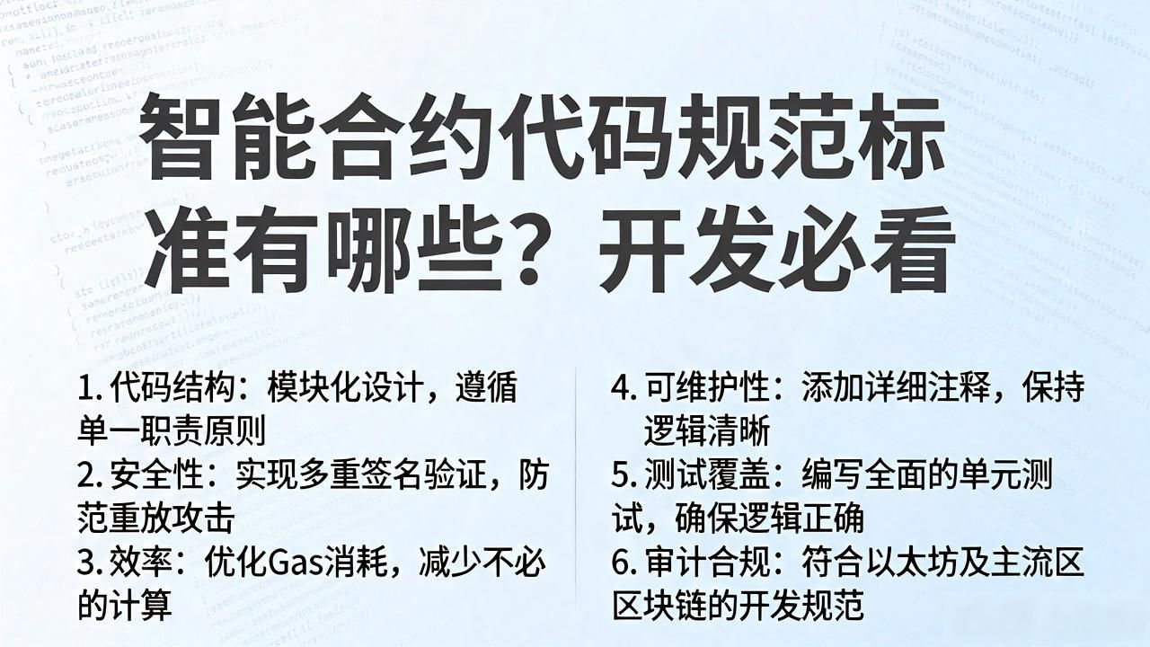 智能合约代码_智能合约代码规范标准_合约代码智能规范标准是什么