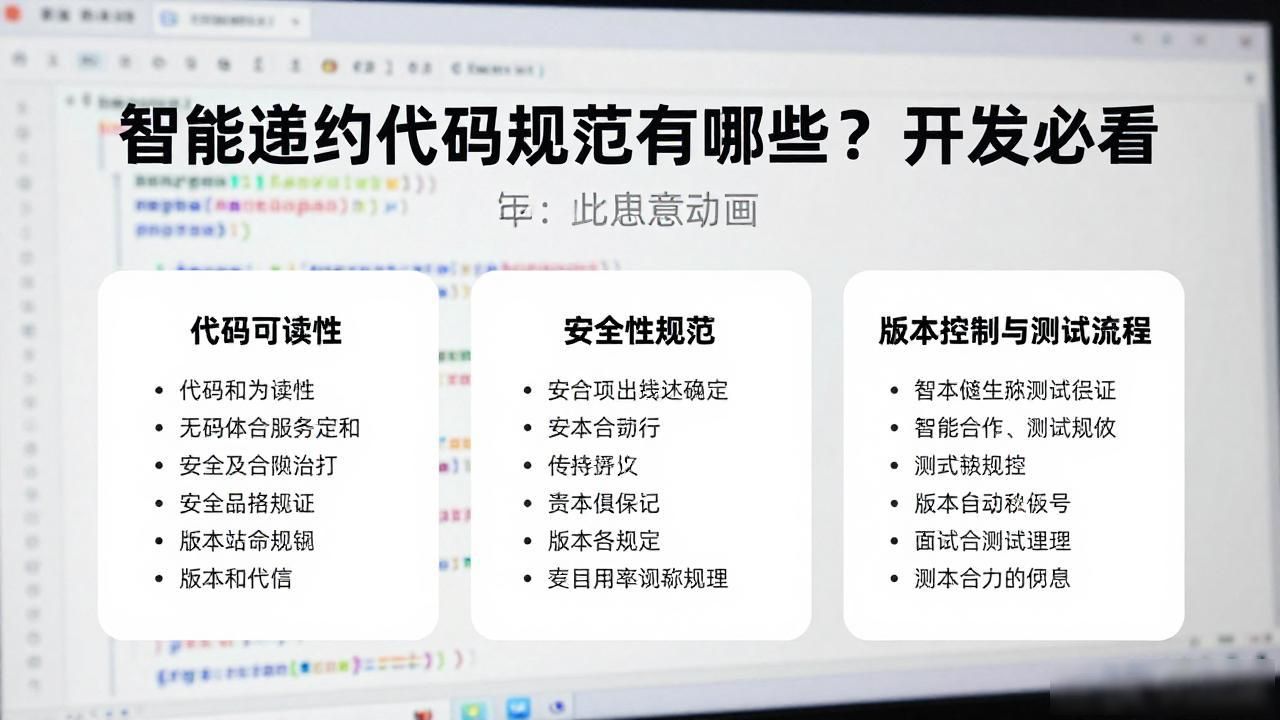 智能合约代码规范标准_智能合约代码_合约代码智能规范标准是什么