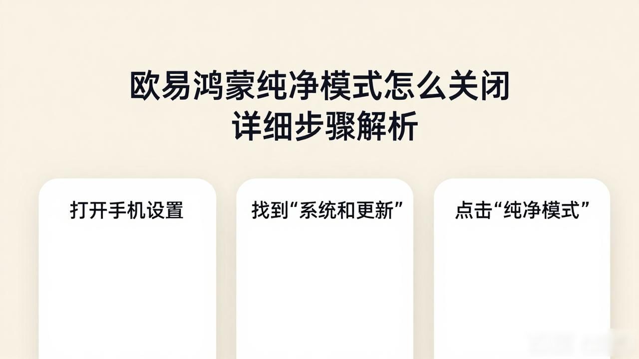 鸿蒙取消纯净模式_欧易鸿蒙纯净模式怎么关_华为鸿蒙关闭纯净模式好吗