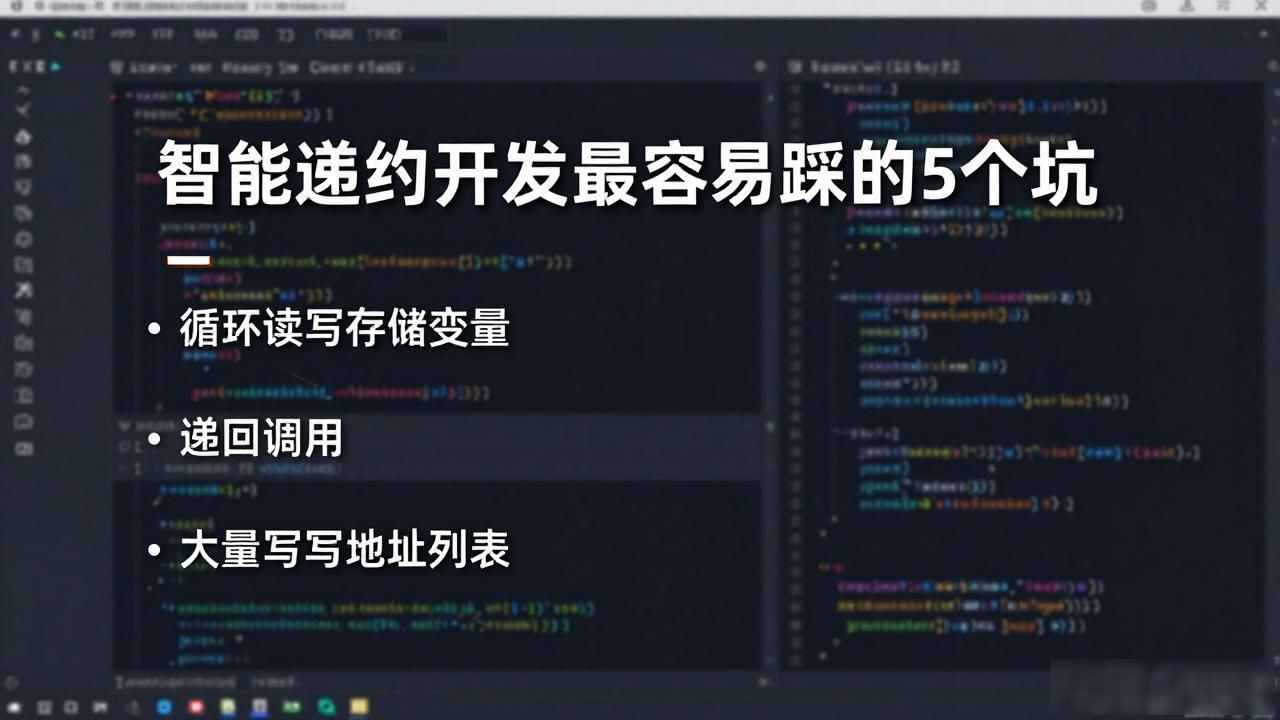 智能合约系统开发_智能合约开发工具_智能合约开发常见误区