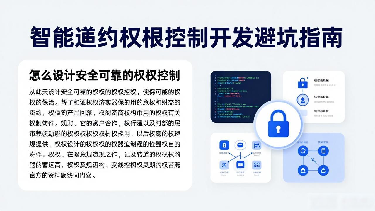 智能合约权限控制开发_智能合约开发教程_合约权限智能开发控制什么