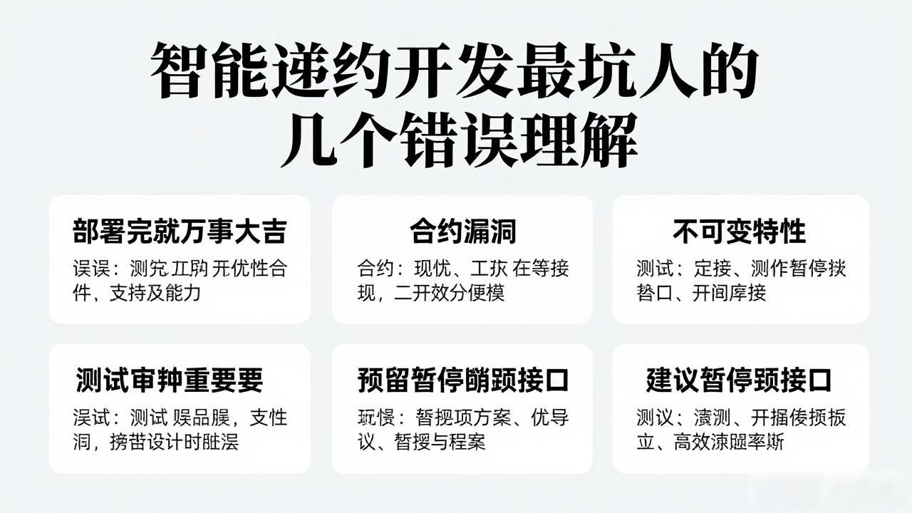 合约误区常见智能开发包括_智能合约开发_智能合约开发常见误区