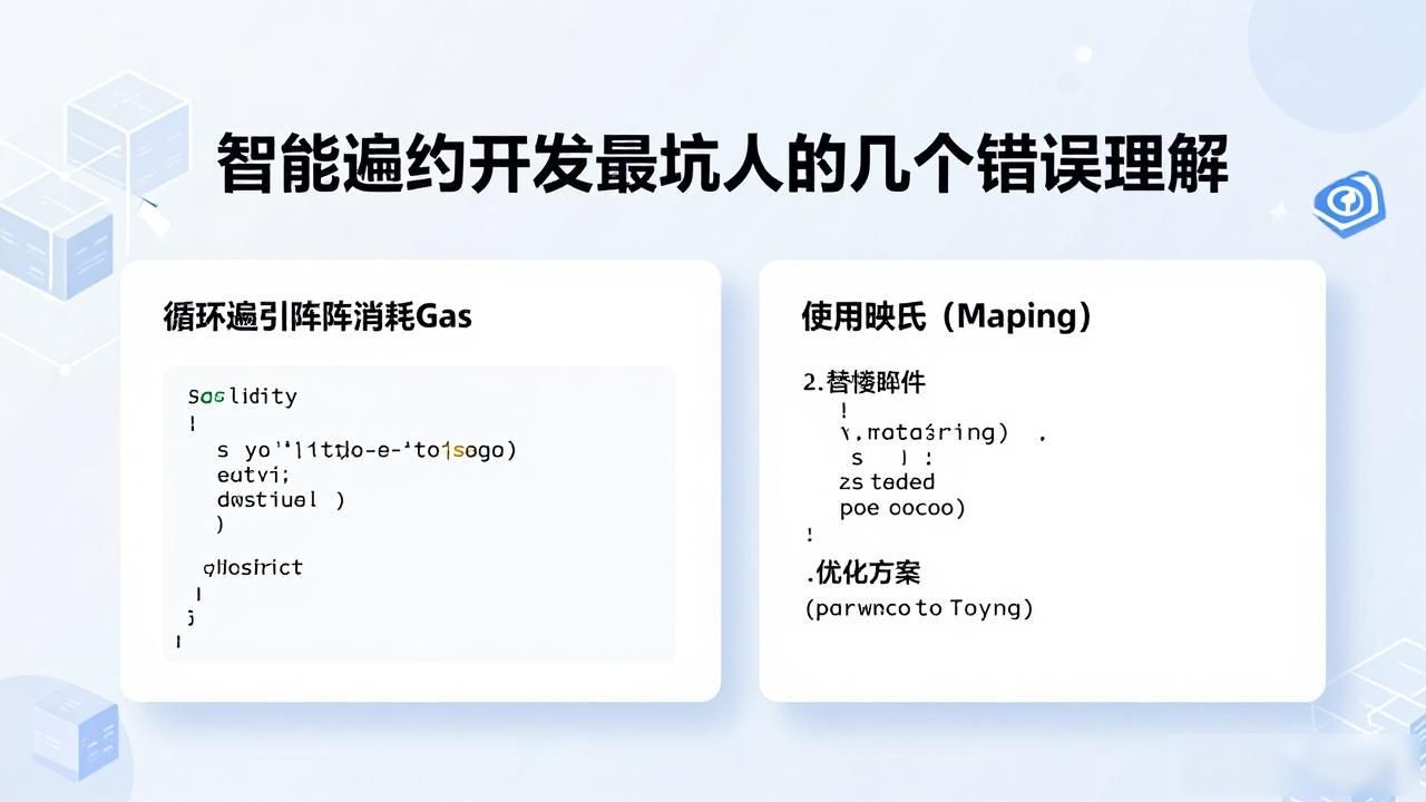 合约误区常见智能开发包括_智能合约开发_智能合约开发常见误区