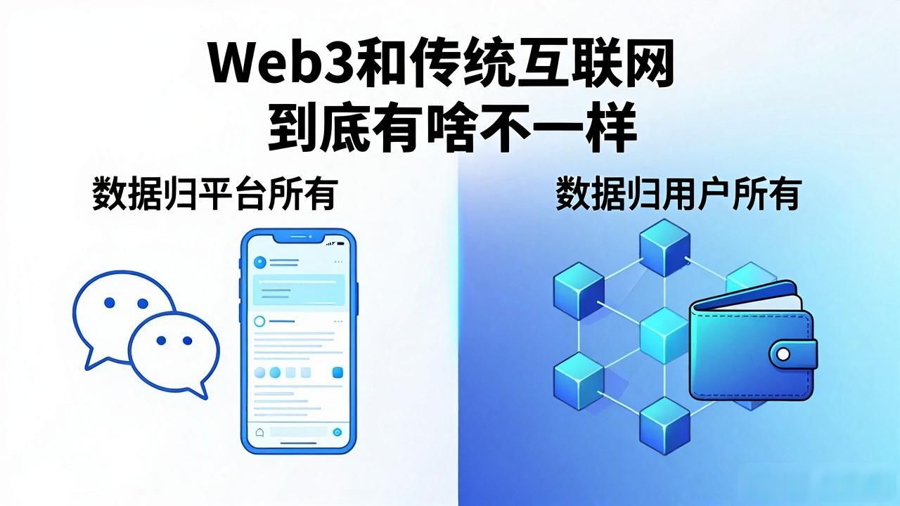 web与互联网的区别_web即互联网是对的吗_Web3 传统互联网区别
