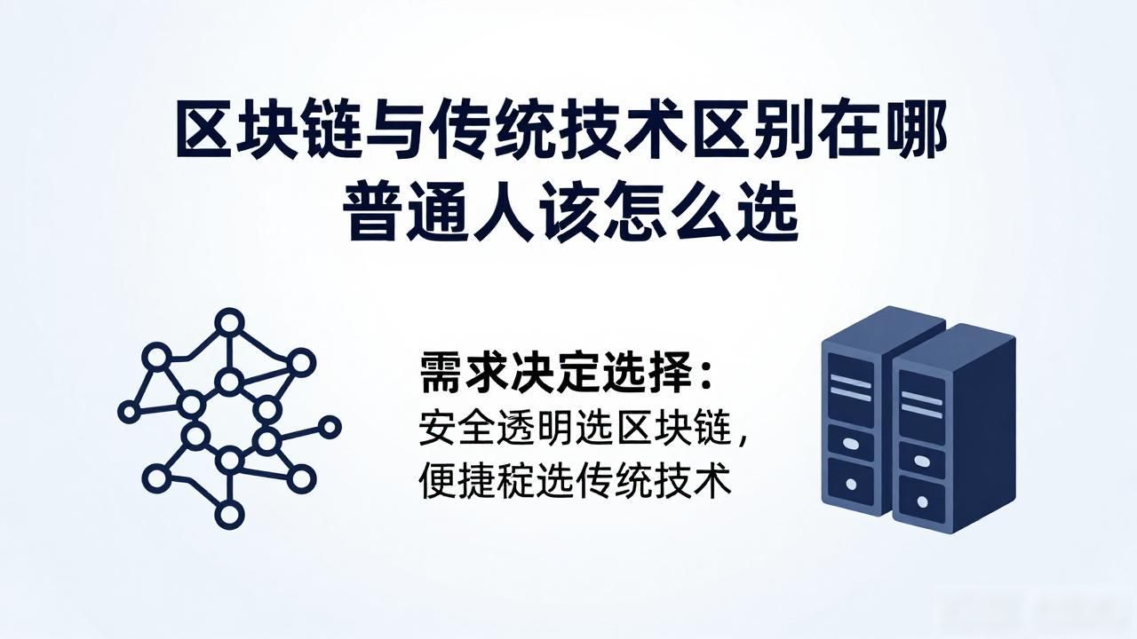 区块链区别对比传统技术有哪些_区块链相对于传统()技术而言_区块链传统技术对比区别