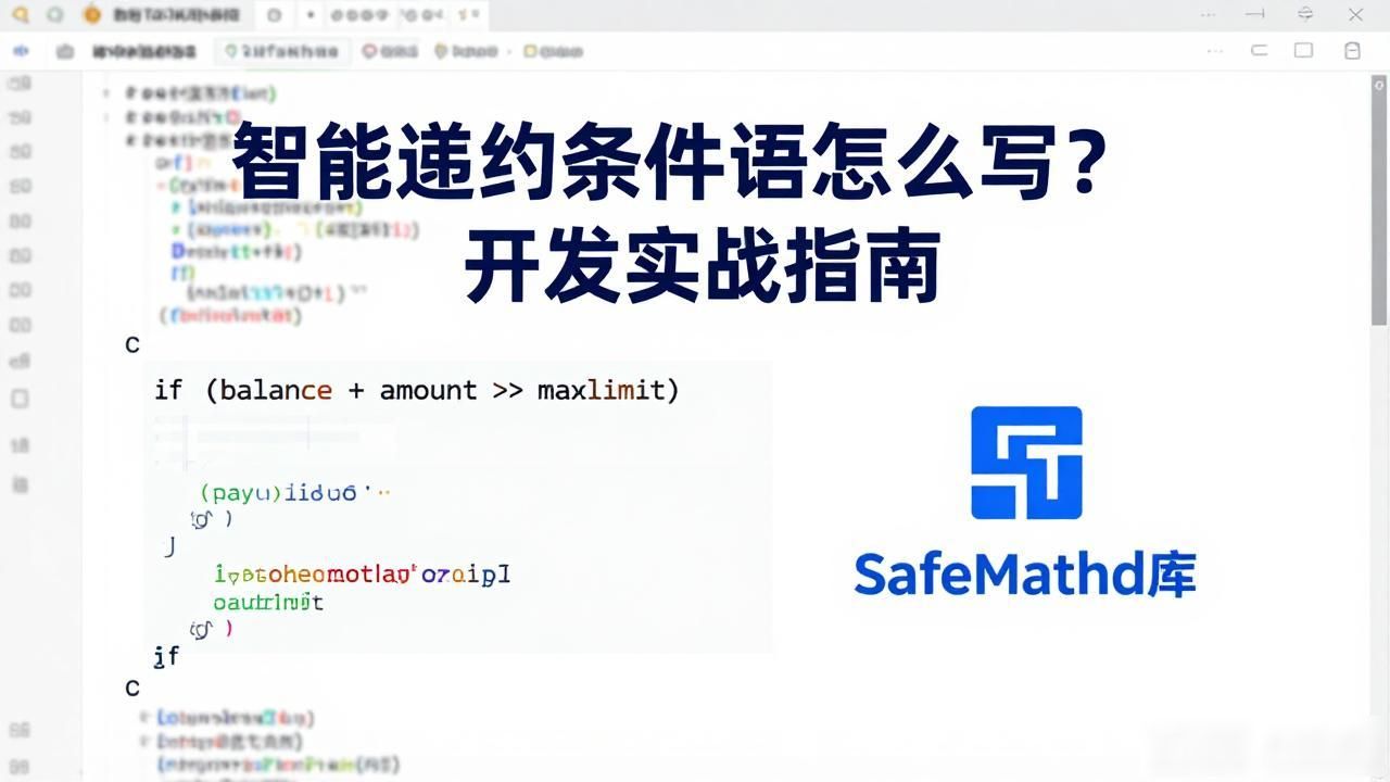 智能合约编写语言_合约语句智能开发条件包括_智能合约条件语句开发