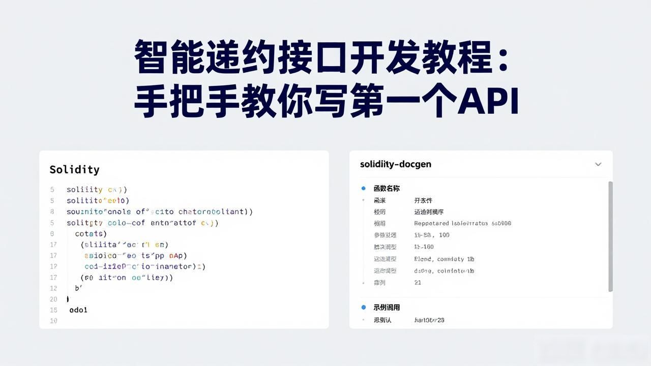 智能合约接口开发教程_智能合约开发语言_合约教程接口智能开发怎么做