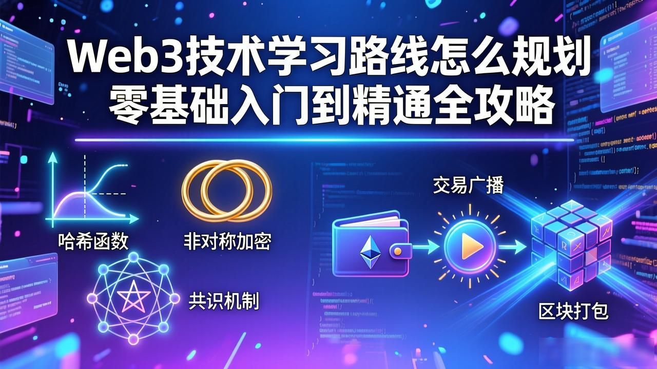 路线规划方案_路线规划模板_Web3 技术学习路线规划