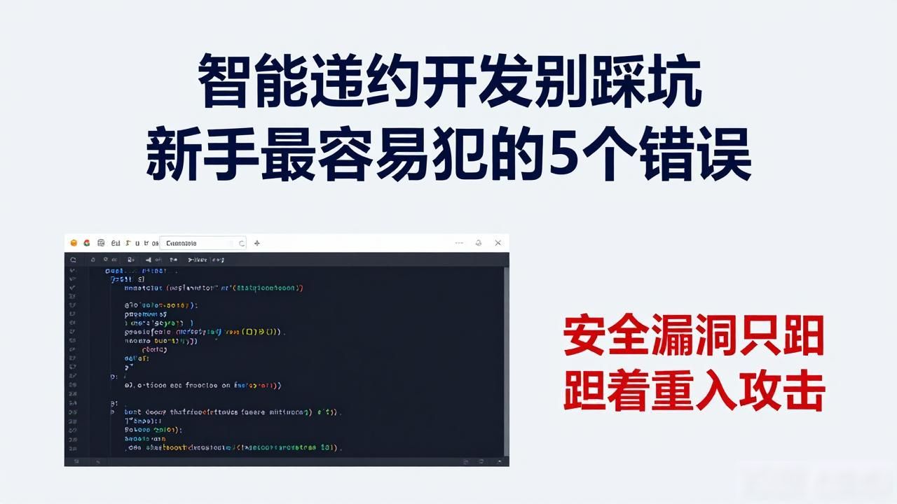 合约误区常见智能开发包括_智能合约开发_智能合约开发常见误区