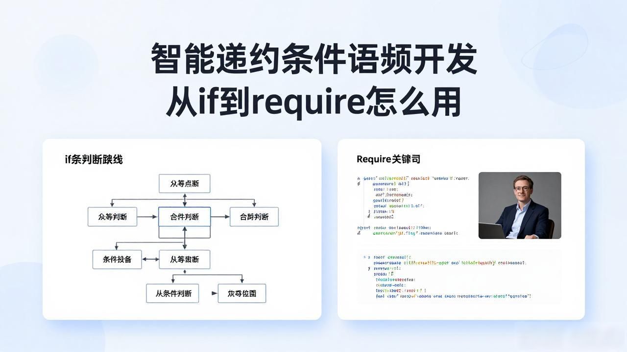 智能合约编写语言_智能合约开发语言_智能合约条件语句开发