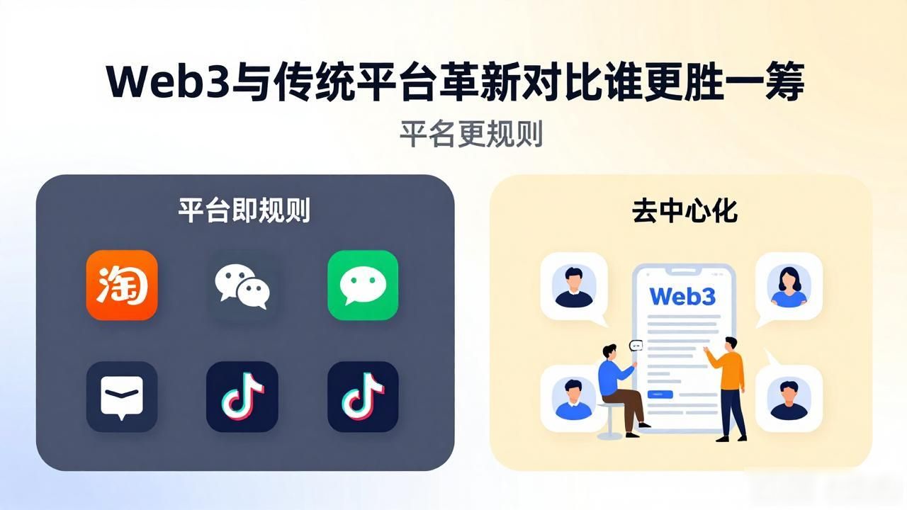 Web3 传统平台革新对比_传统与革新_革新对比传统平台web3.0