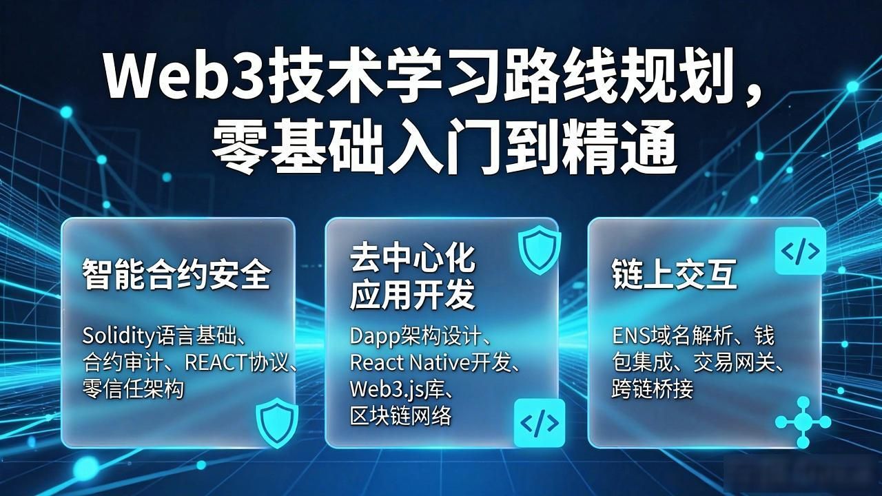 路线规划模板_路线规划及实施方案_Web3 技术学习路线规划