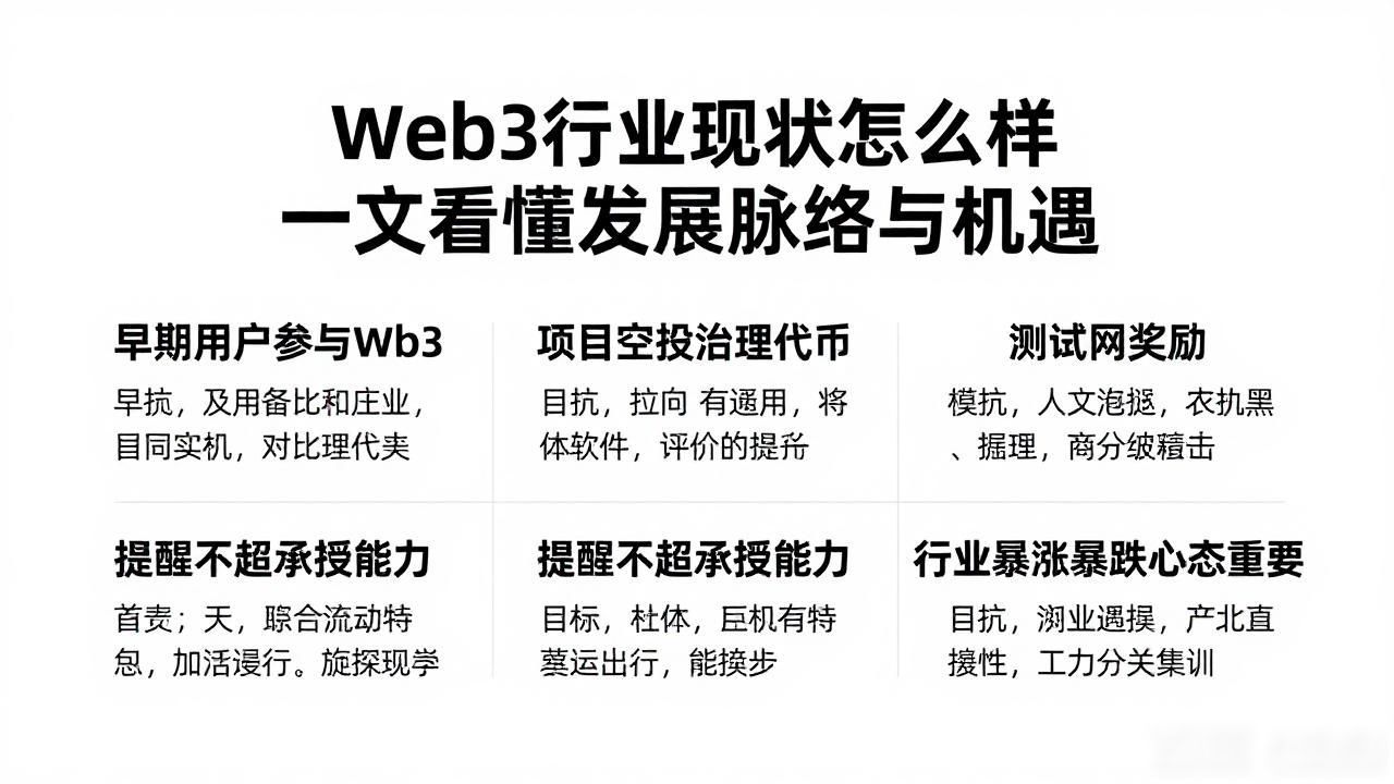Web3 行业发展现状解析_现状解析行业发展web3_行业现状梳理