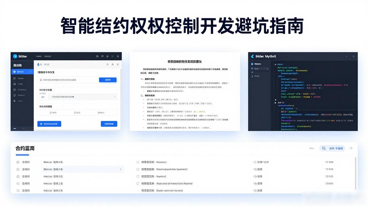 智能合约权限控制开发_智能合约开发教程_智能合约系统开发