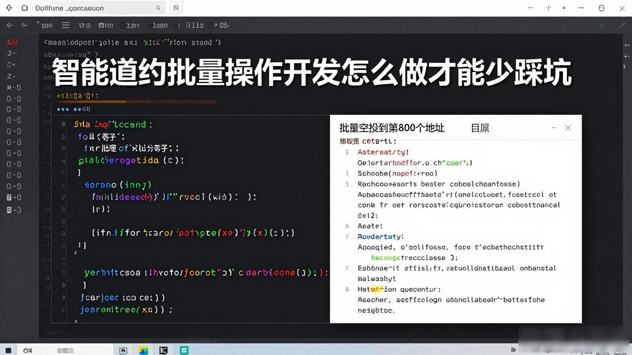 批量合同_智能合约批量操作开发_批量合约操作智能开发方案