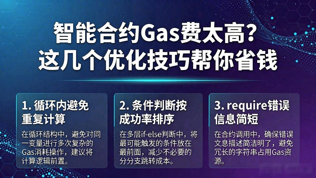 智能合约基础工作_智能合约算法_智能合约 Gas 优化技巧